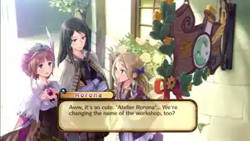 Atelier Totori - Rorona (USA) (Avatar) screen shot game playing